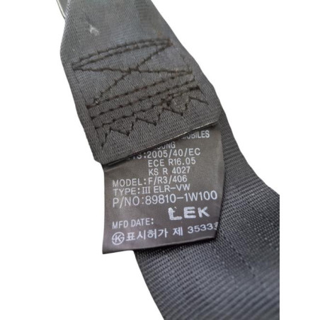 Ceinture arriere gauche KIA RIO 3