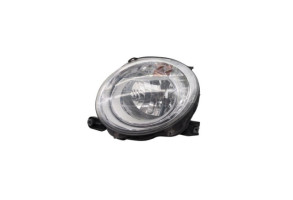 Optique avant principal gauche (feux)(phare) FIAT 500 2 Photo n°5