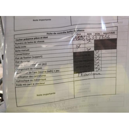 Boite de vitesses KIA PICANTO 2