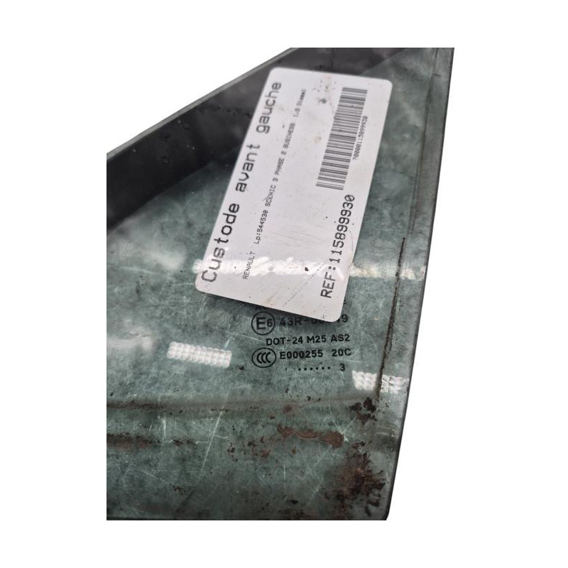 Custode avant gauche (porte) RENAULT SCENIC 3 Photo n°1