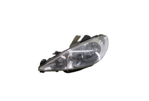 Optique avant principal gauche (feux)(phare) PEUGEOT 206 Photo n°3