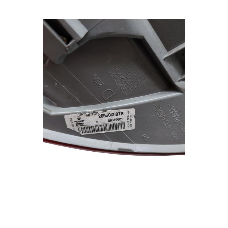 Feu arriere principal droit (feux) RENAULT MEGANE 3 Photo n°1