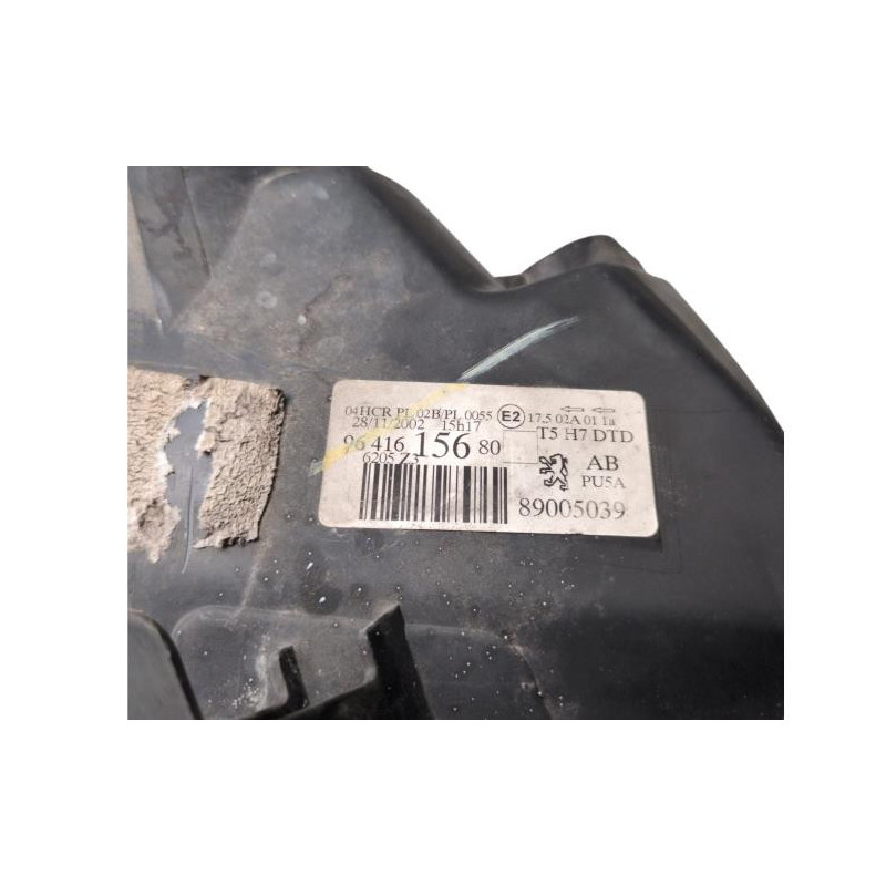 Optique avant principal droit (feux)(phare) PEUGEOT 307 Photo n°1