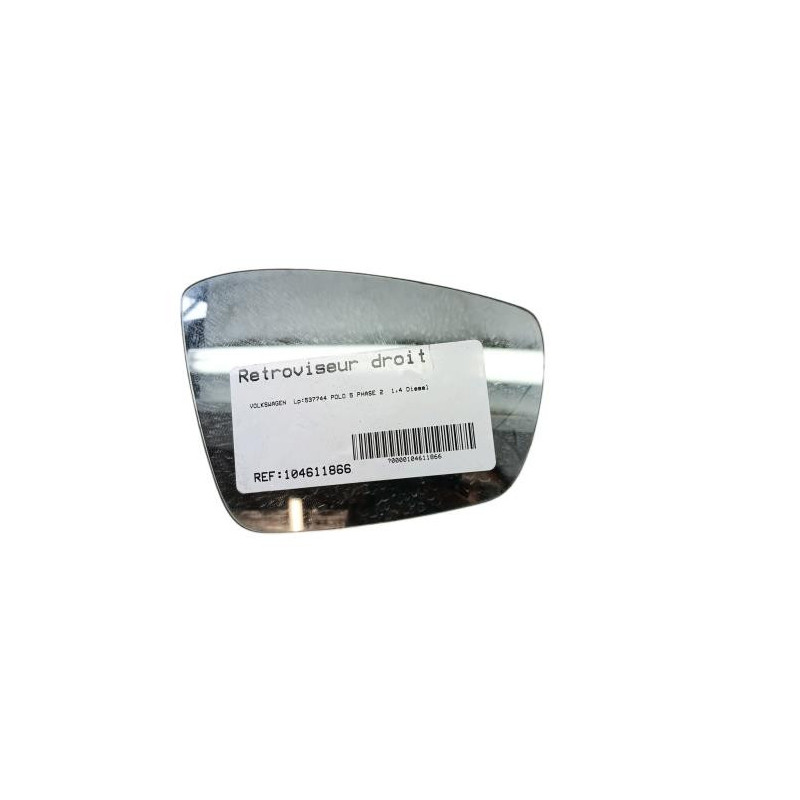 Glace retroviseur droit VOLKSWAGEN POLO 5 Photo n°1