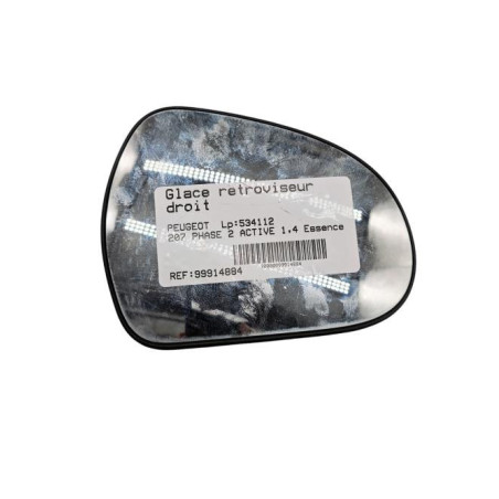 Glace retroviseur droit PEUGEOT 207