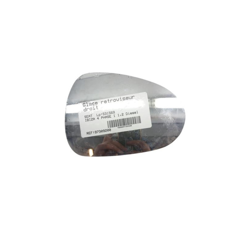 Glace retroviseur droit SEAT IBIZA 4 Photo n°1