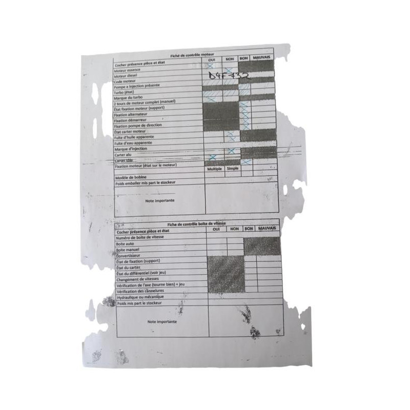 Moteur DACIA SANDERO 2 Photo n°1