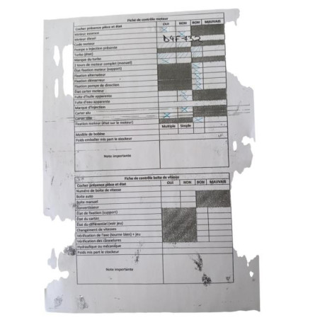 Moteur DACIA SANDERO 2