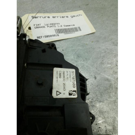 Serrure arriere gauche FIAT GRANDE PUNTO