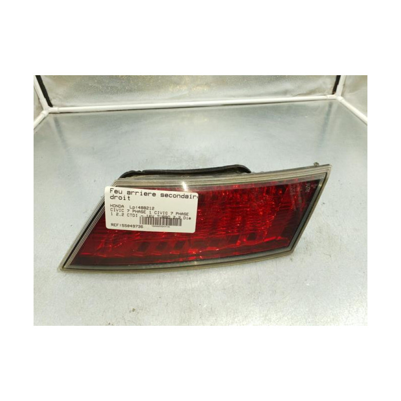 Feu arriere secondaire droit (feux) HONDA CIVIC 8 Photo n°1