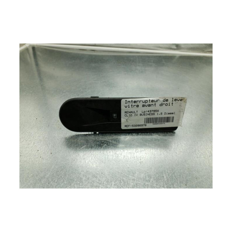 Interrupteur de leve vitre avant droit RENAULT CLIO 4 Photo n°1