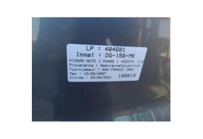 Trappe d'essence NISSAN NOTE 1 Photo n°8