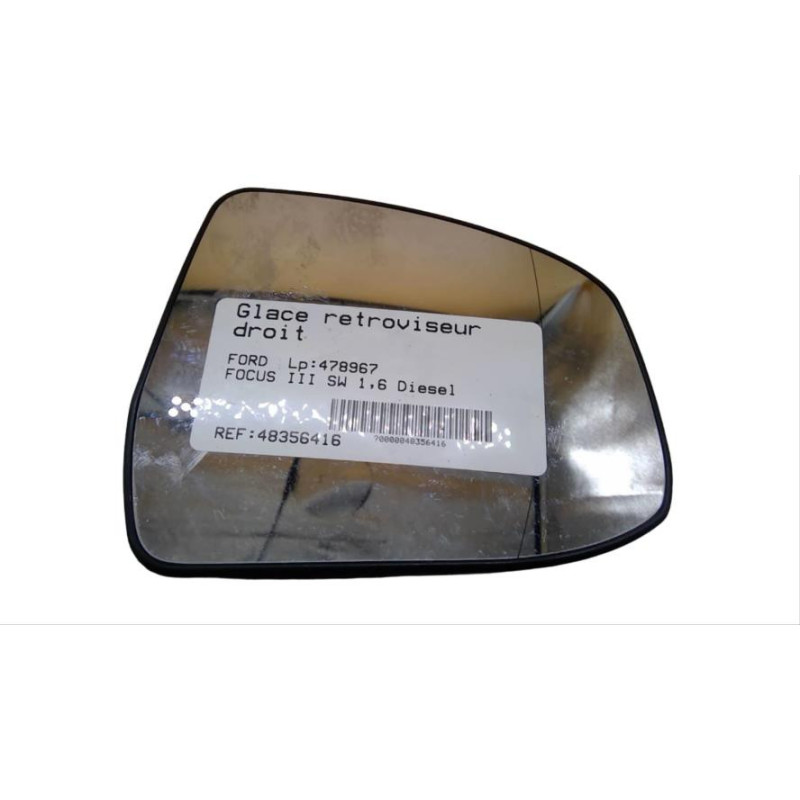 Glace retroviseur droit FORD FOCUS 3 Photo n°1