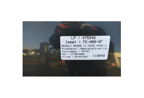 Moteur essuie glace arriere RENAULT MEGANE 2 Photo n°8