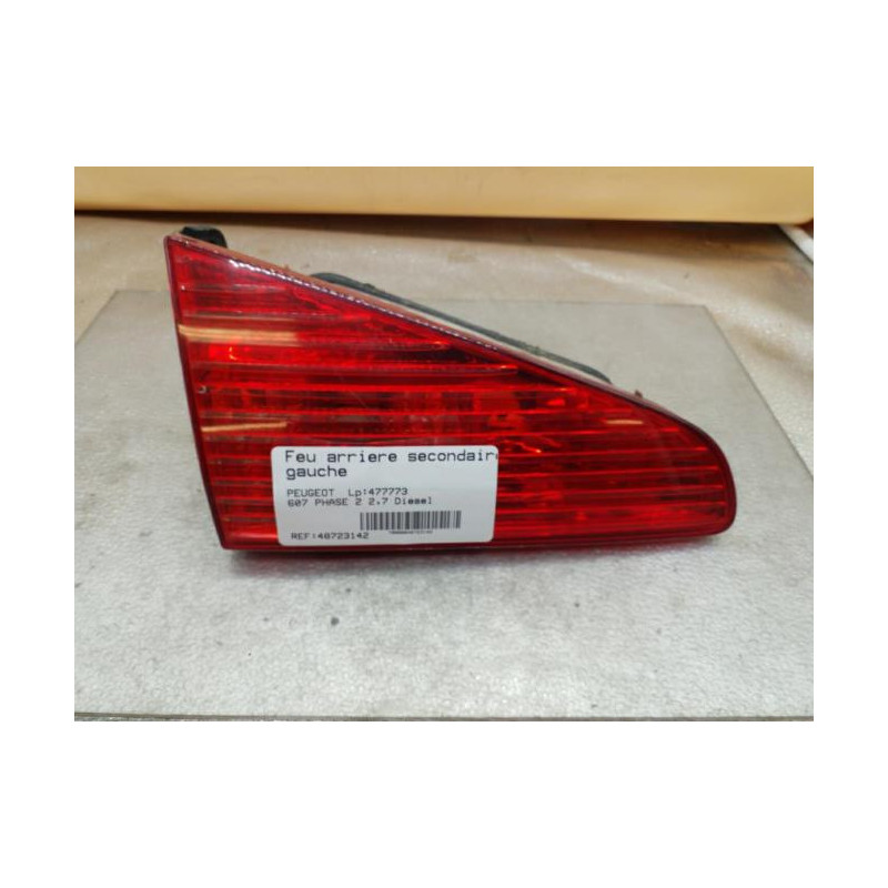 Feu arriere secondaire gauche (feux) PEUGEOT 607 Photo n°1