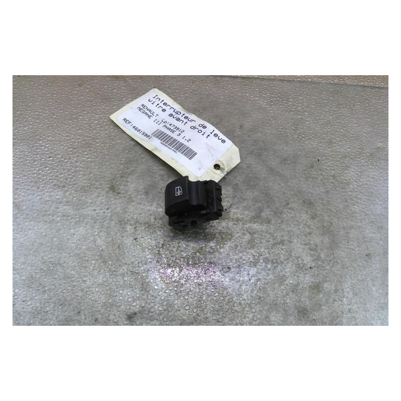Interrupteur de leve vitre avant droit RENAULT MEGANE 3 Photo n°1