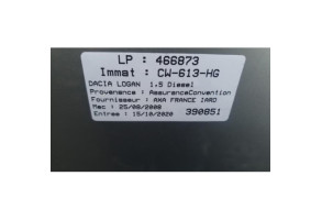 Moteur essuie glace arriere DACIA LOGAN MCV 1 Photo n°7