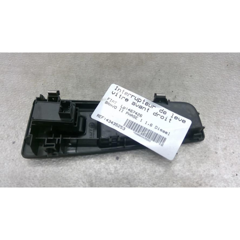 Interrupteur de leve vitre avant droit FIAT BRAVO 2 Photo n°1