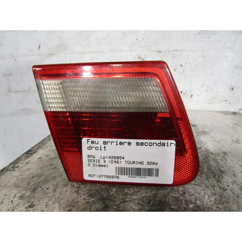 Feu arriere secondaire droit (feux) BMW SERIE 3 E46 Photo n°1