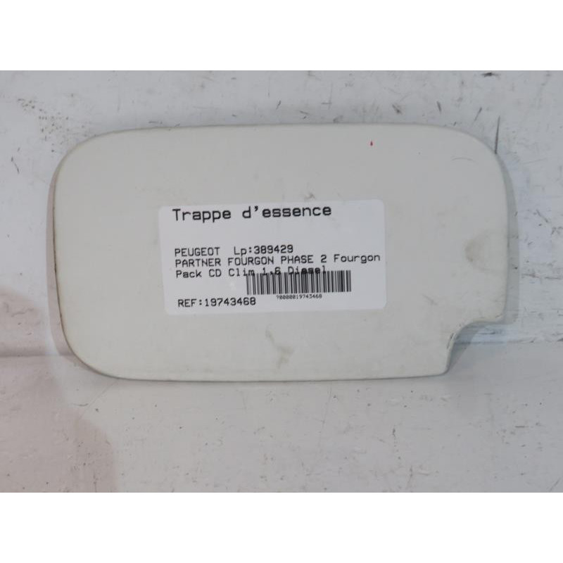 Trappe d'essence PEUGEOT PARTNER 1 Photo n°1