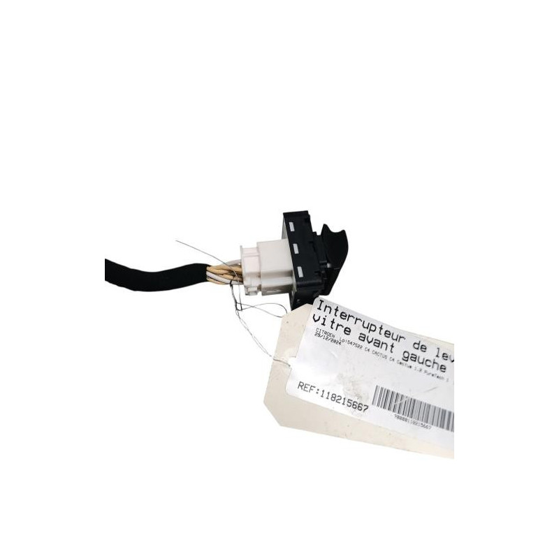 Interrupteur de leve vitre avant gauche CITROEN C4 CACTUS Photo n°1