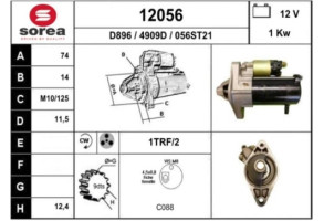 Demarreur TOYOTA YARIS 1 Photo n°6