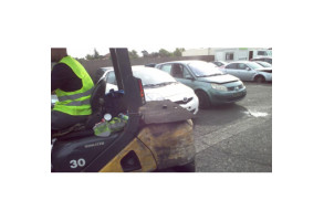 Ceinture avant gauche TOYOTA YARIS 2 Photo n°6