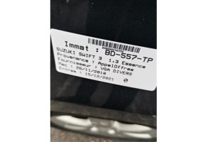 Porte avant droit SUZUKI SWIFT 3 Photo n°9