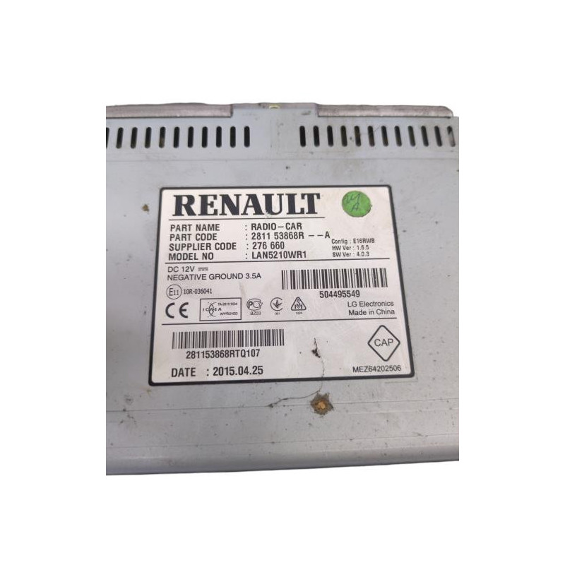 Afficheur RENAULT CLIO 4 Photo n°1