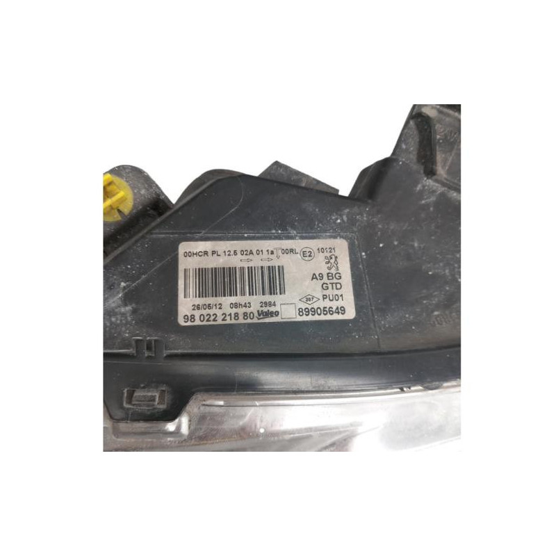 Optique avant principal gauche (feux)(phare) PEUGEOT 208 1 Photo n°1