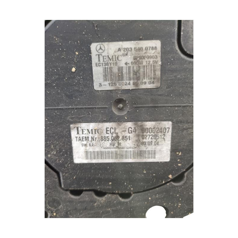 Moto ventilateur radiateur MERCEDES CLASSE C 203 Photo n°1