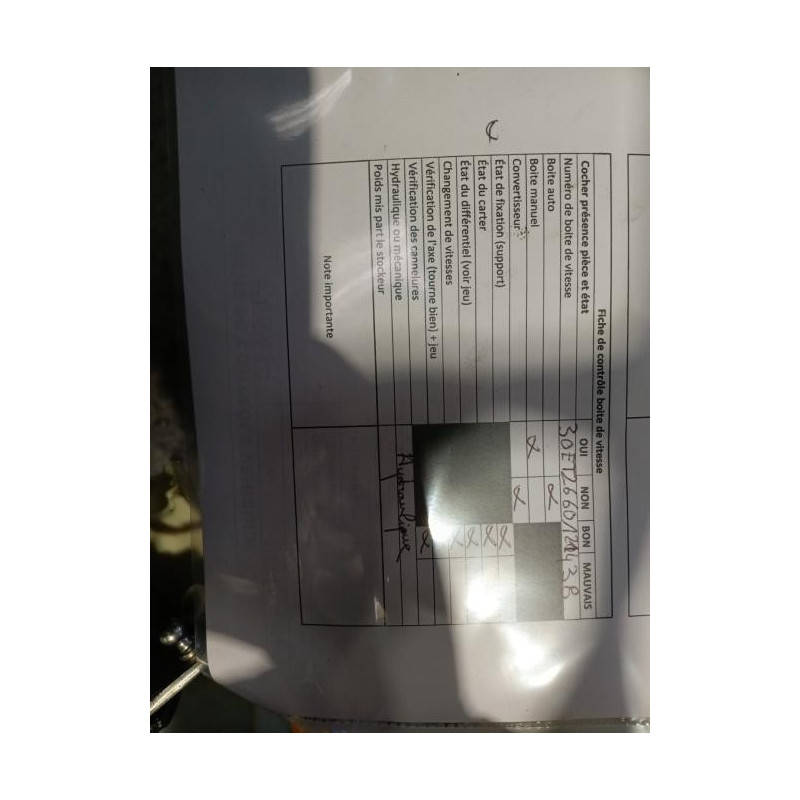 Boite de vitesses PEUGEOT 208 1 Photo n°1