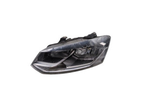 Optique avant principal gauche (feux)(phare) VOLKSWAGEN POLO 5 Photo n°1