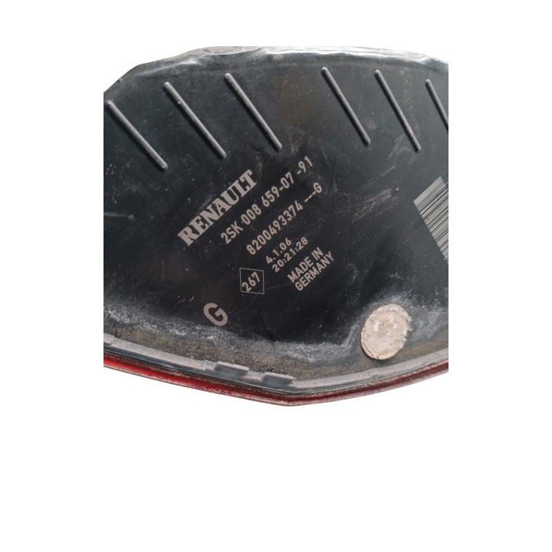 Feu arriere principal gauche (feux) RENAULT SCENIC 2 Photo n°1