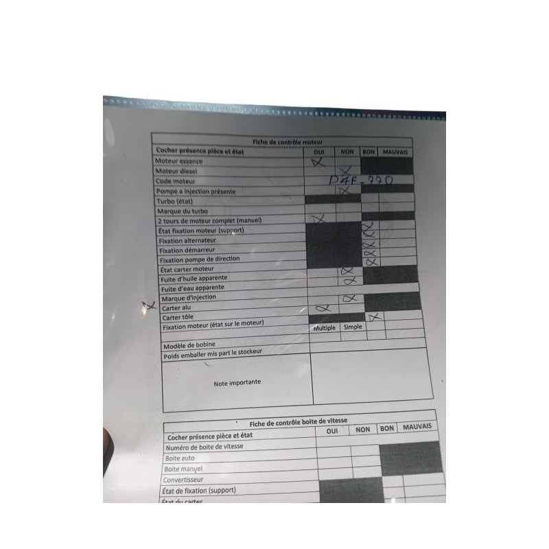 Moteur RENAULT TWINGO 2 Photo n°1