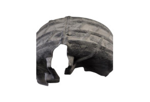 Pare boue arriere gauche VOLKSWAGEN POLO 6 Photo n°3