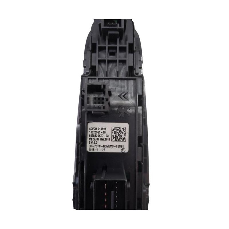 Interrupteur de leve vitre avant gauche PEUGEOT 308 2 Photo n°1