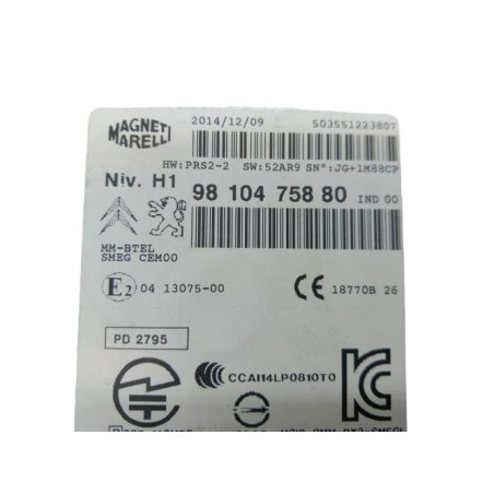 Autoradio d'origine PEUGEOT 508 1 SW