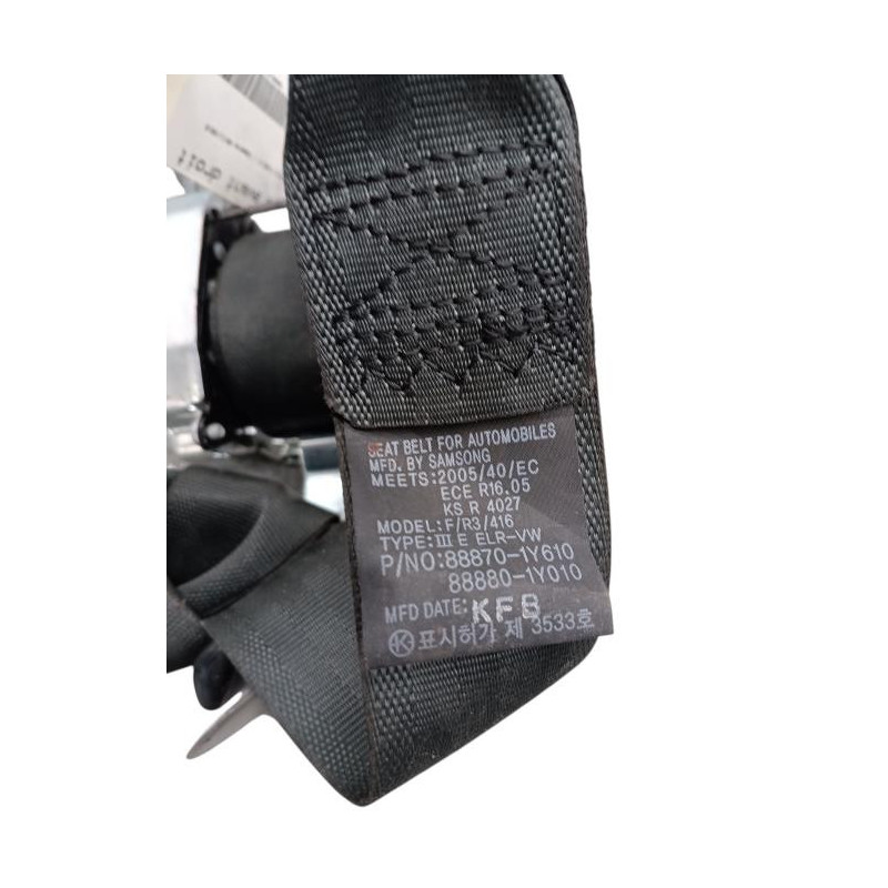 Ceinture avant droit KIA PICANTO 2 Photo n°1