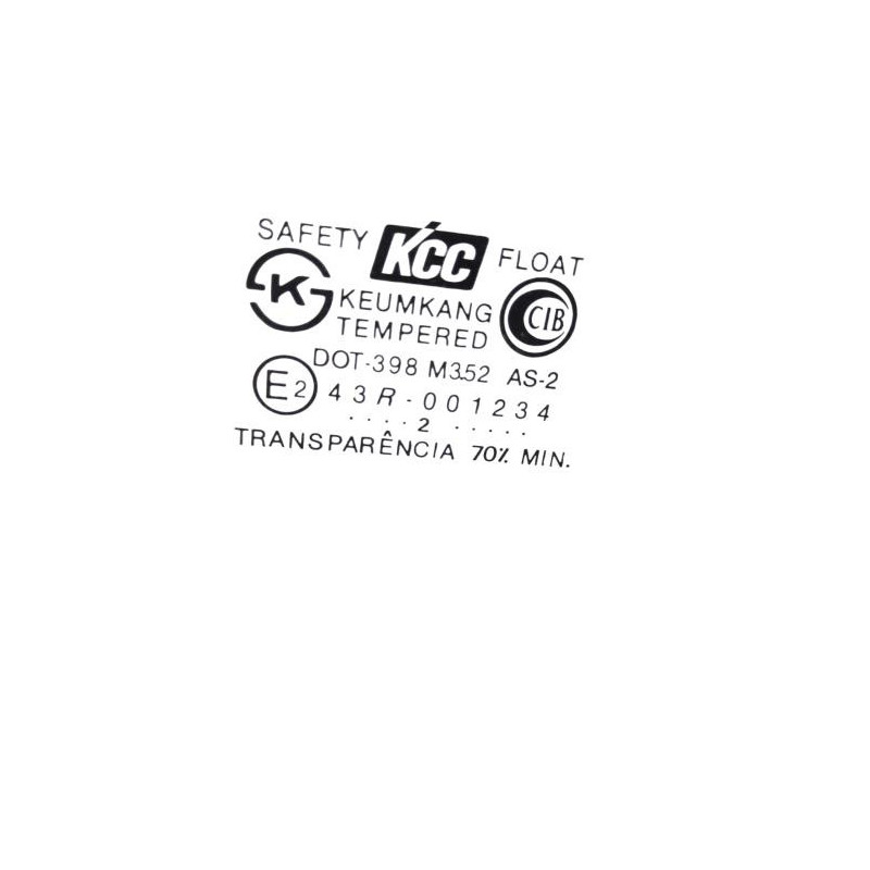 Vitre avant droit HYUNDAI SONATA 4 Photo n°1