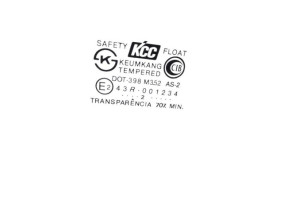 Vitre avant droit HYUNDAI SONATA 4 Photo n°1