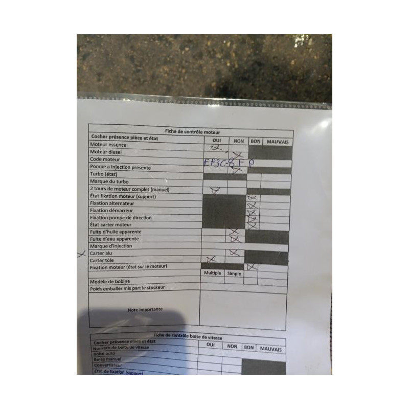 Moteur CITROEN C3 2 Photo n°1