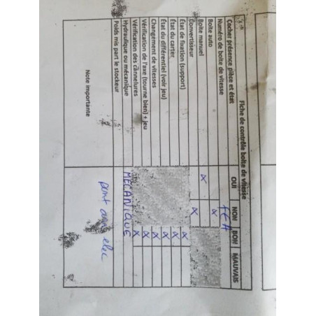 Boite de vitesses VOLKSWAGEN TOUAREG 1