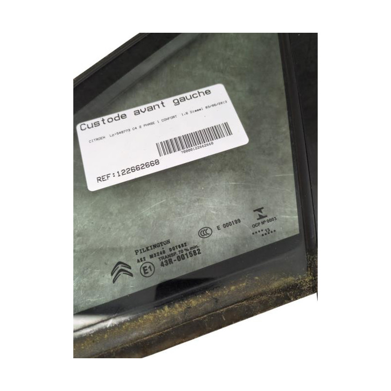 Custode avant gauche (porte) CITROEN C4 2 Photo n°1