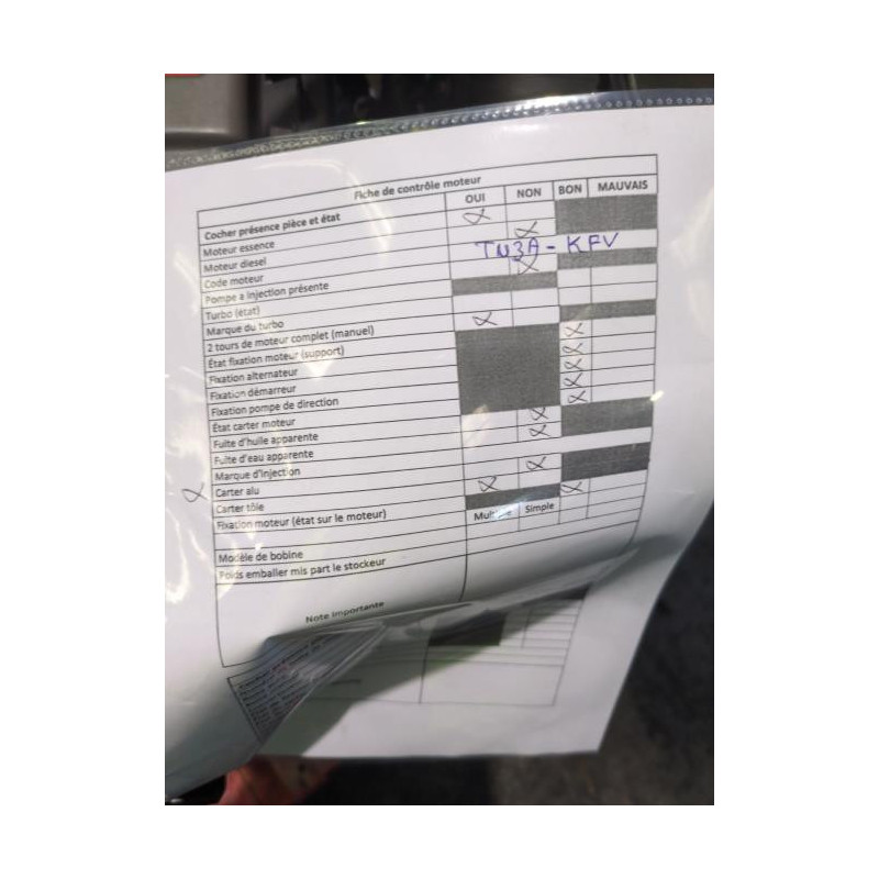 Moteur CITROEN C3 1 Photo n°1