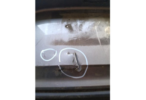 Pare choc arriere VOLKSWAGEN POLO 6 Photo n°2