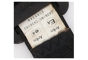 Ceinture arriere gauche MAZDA 2 2 Photo n°2