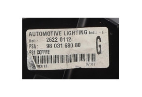 Feu arriere secondaire gauche (feux) CITROEN DS5 Photo n°7