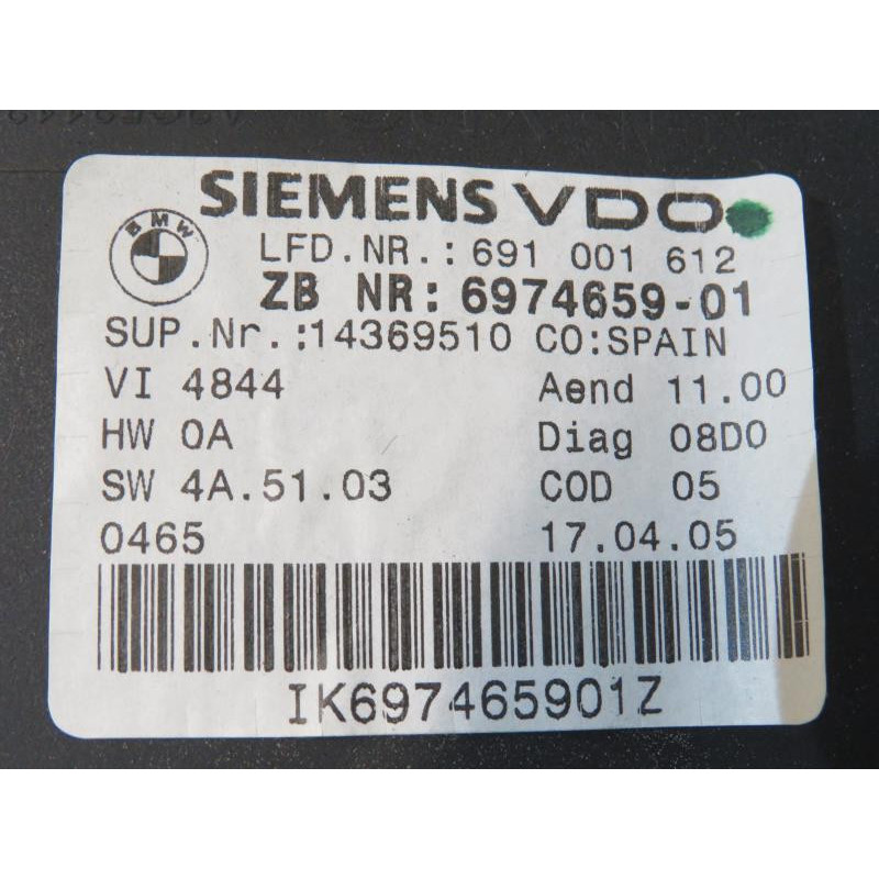 Compteur BMW SERIE 3 E90 Photo n°1