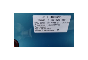 Leve vitre electrique avant droit OPEL CORSA D Photo n°8